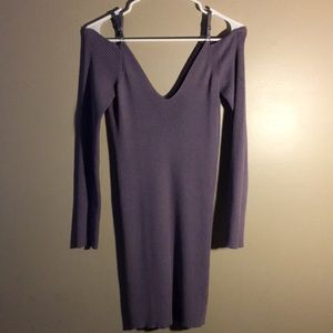 Cold shoulder bodycon dress